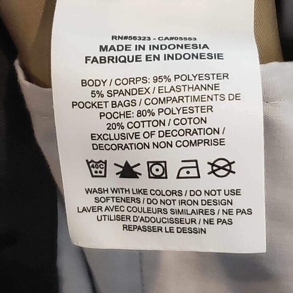 Nike Dri-Fit Golf Pants 34X30 Khaki Tan Comfort Waist Chino Pants Performance - Picture 5 of 8